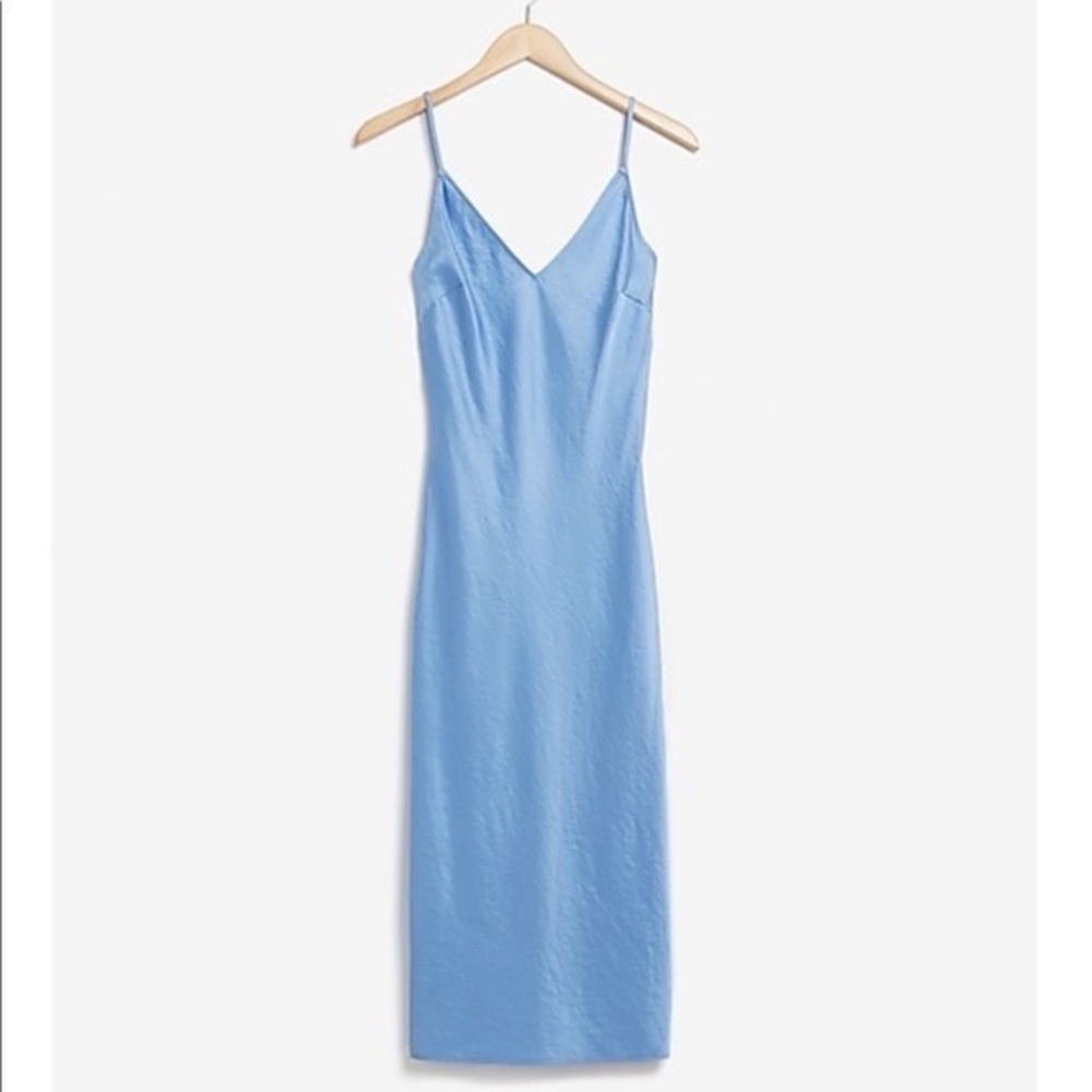 Express Satin Midi Dress